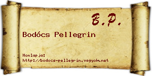 Bodócs Pellegrin névjegykártya